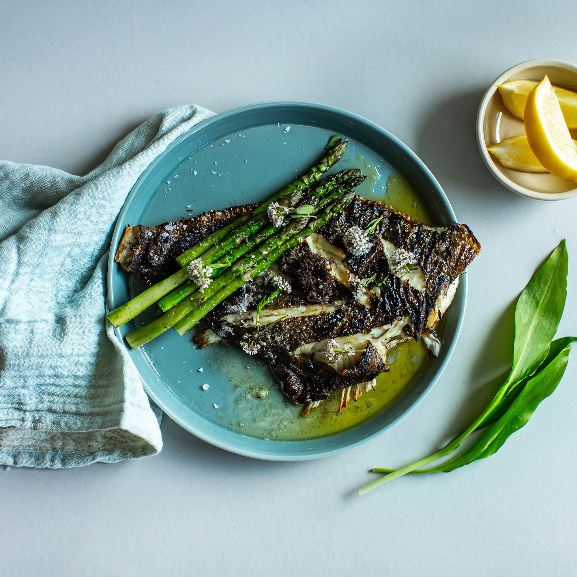 Grillet rødspette – Smak av kysten
