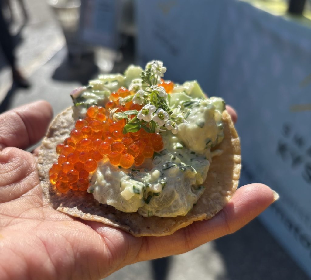 Tartar av sei med spicy vri